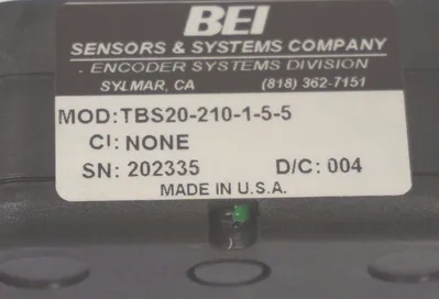 NEW BEI TBS20-210-1-5-5 TRACKBALL TBS20210155