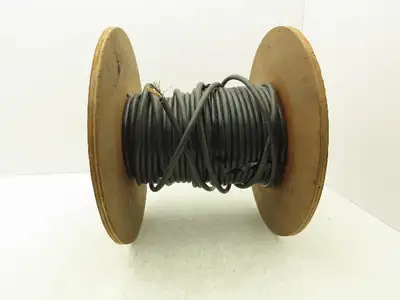 E-64956 Multi Wire Cable Spool 4 Conductor & Ground 150' Black 16AWG 600V