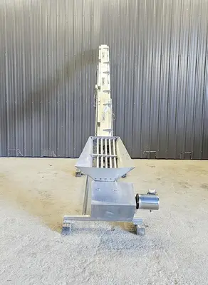 Used Screw Conveyor, 4” diameter x 138” long