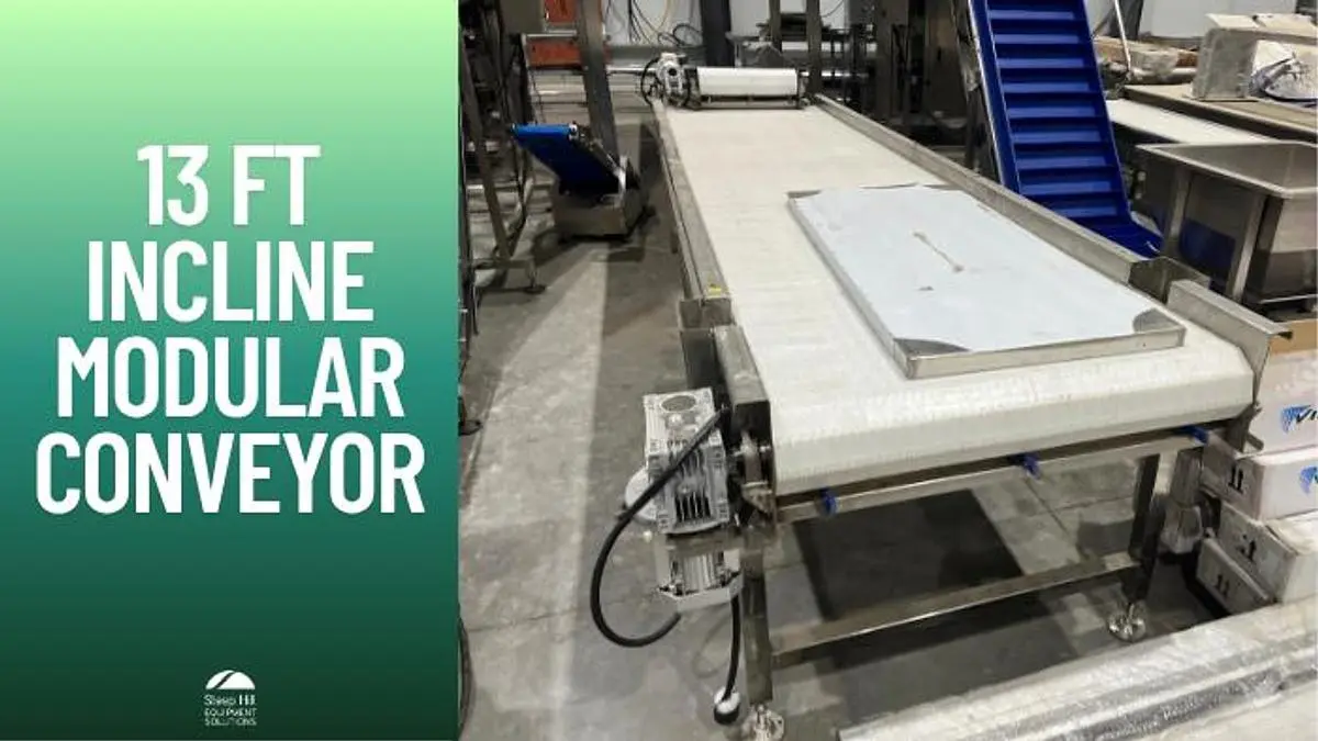 13ft Incline Modular Belt Conveyor