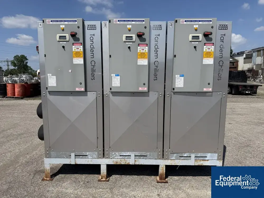 Used Tandem Chillers 70 Ton Tandem Chillers Chiller, Model WX070DZV Chillers Ohio US | Federal Equipment Company #1337720