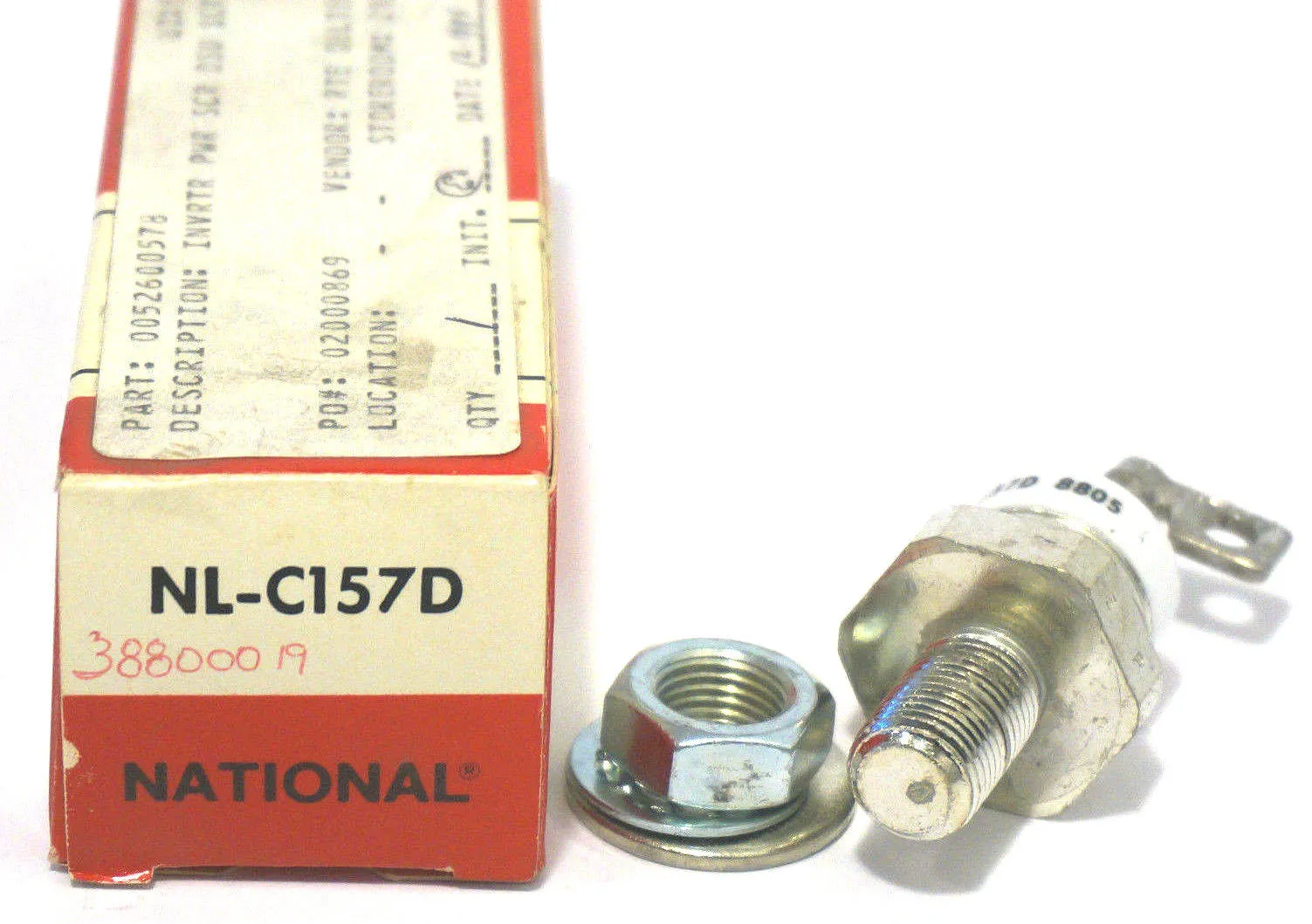 NEW NATIONAL NL-C157D TETRODE NLC157D