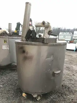 200 Gallon Stainless Steel Insulated Mixing Tank w/ Lightnin XJQ-30 Agitator 3PH