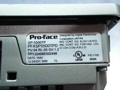 Used PROFACE SP5500TP Electrical Panels | HGR 24 #742067