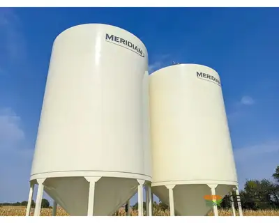 Used MERIDIAN 1620 STANDARD - 4119 BUSHELS Hopper Bottom Silos Iowa US | Keast Enterprises #1360525
