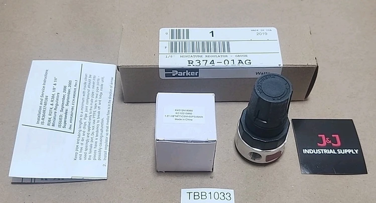 New | in-Stock Parker R374-01AG Air Pressure Regulators Indiana US | J&J Industrial Supply #1074333