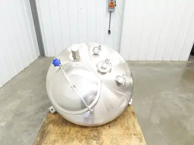 CFR 30 Gallon Cone Insulated Mixing Tank Jacketed 304 Stainless Steel Sanitary