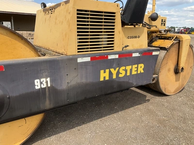 USED HYSTER C350B-D DOUBLE DRUM SMOOTH ROLLER