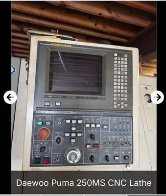 1998 DAEWOO PUMA 250MSB CNC Lathes. | 520 Machinery Sales LLC (5)
