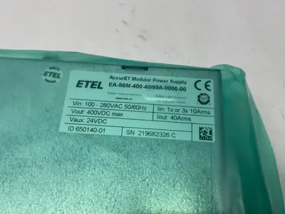 NEW ETEL ACCURET POWER SUPPLY UNIT