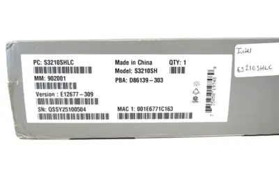 NEW SEALED INTEL S3210SH SERVER BOARD