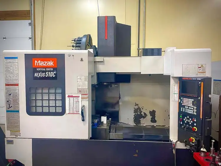 Used 2005 MAZAK VERTICAL CENTER NEXUS 510C Vertical Machining Centers Ohio US | Toolquip, Inc. 4 #179461