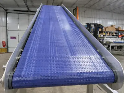 SS Incline Plastic Belt Conveyor