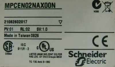 USED SCHNEIDER ELECTRIC MPCNB50NNN20N MAGELIS MODULAR PC MPCEN02NAX00N