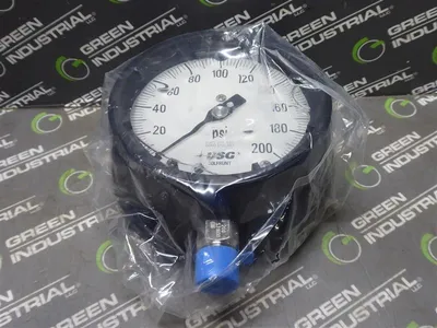Ametek US Gauge 170027XLG 4.5" Pressure Gauge 200 PSI New NIB
