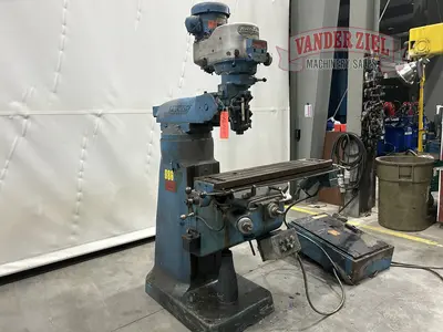 Bridgeport Series I Vertical Knee Mill, 9” X 42” Table, 2 HP