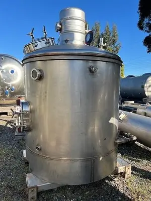 Still, 650 Gallon, S/st, Column, Condenser, Steam Heated #5991409