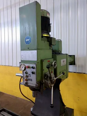25" HKS MODEL 25MG SINGLE SPINDLE GEARHEAD DRILL WITH TAPPING: STOCK #14671