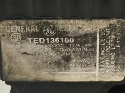 USED GENERAL ELECTRIC / GE TED136100