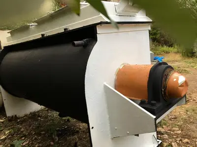 Steam Jacketed 500 Gallon Agitated Steel Tank
