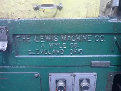 USED THE LEWIS MACHINE CO. 2CG