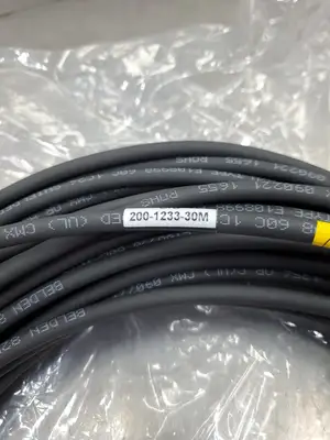 USED Belden 200-1233-30M PLC Cable, 3-PIN Connector