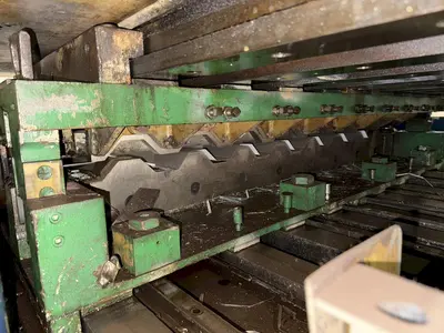 36" HI-RIB (7.2 TYPE) PANEL RAFTED ROLLFORMER LINE;  INCLUDES UNCOILER, ROLLFORMER & FLYING CUTOFF SHEAR: YOBRO #24156