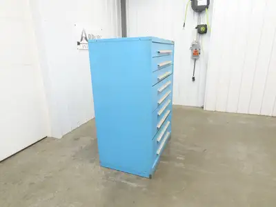 Nu-Era Modular Tool Storage Cabinet 9 Drawer 45x28x61" Stanley Vidmar Lista