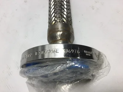 Branham 24″ 52127 Stainless Steel Wire Braided Pipe Flexible Chemical Metal Hose