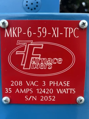 USED Furnace Fixers MKP-6-59-XI-TPC