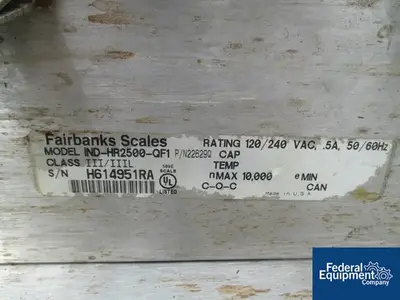 USED Fairbanks 4' X 4' FAIRBANKS FLOOR SCALE