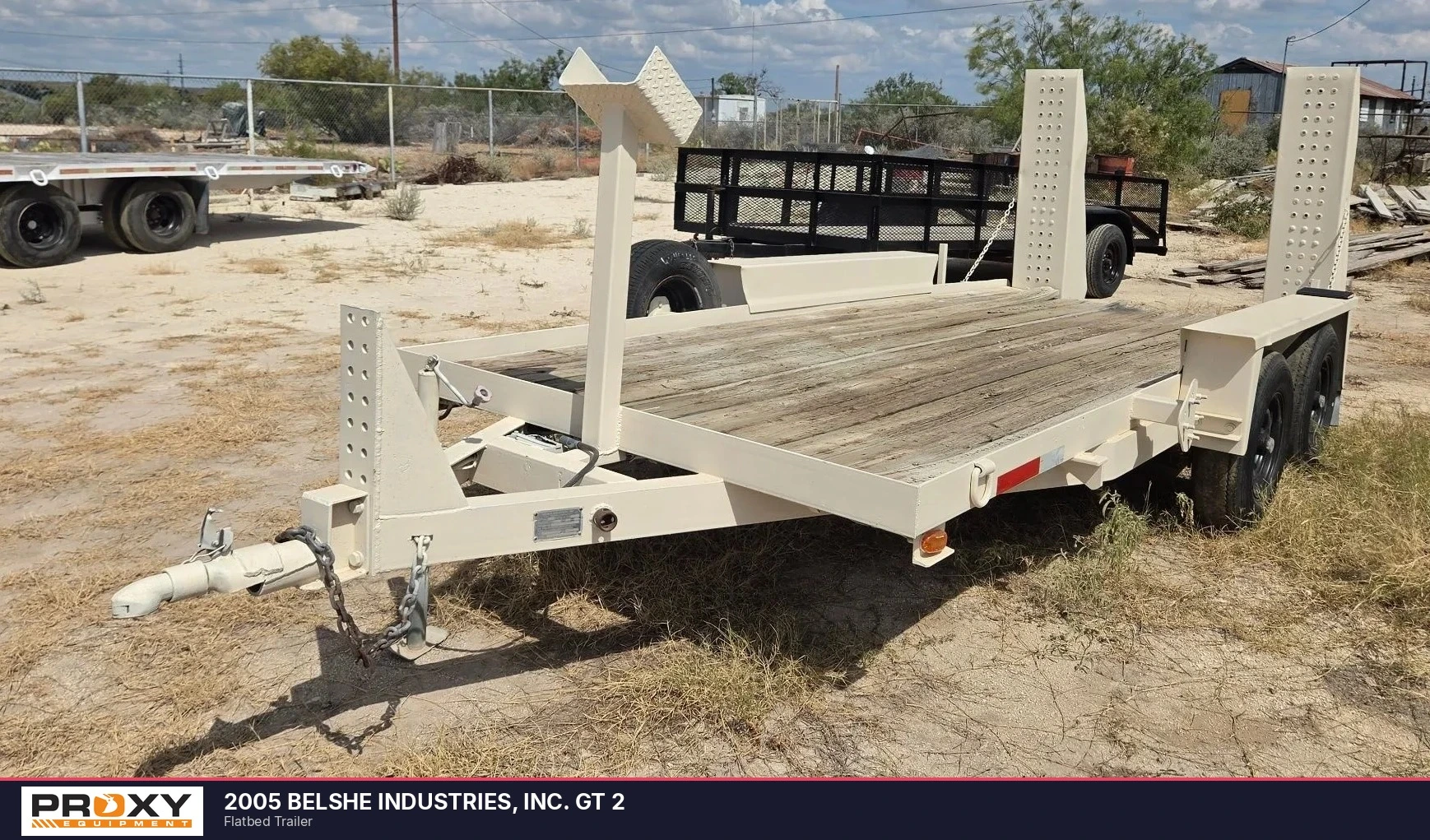 Used 2005 BELSHE INDUSTRIES, INC. GT 2 Flatbed Trailers Texas US | Proxy Equipment #1545565