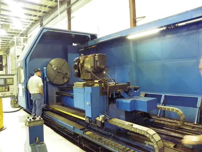 39"/120" x 98"/157"BINNS & BERRY Universal Sliding Bed Gap Lathe