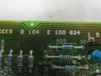 Emhart Warren Bostik Tucker B104 E100 624 PC CPU board