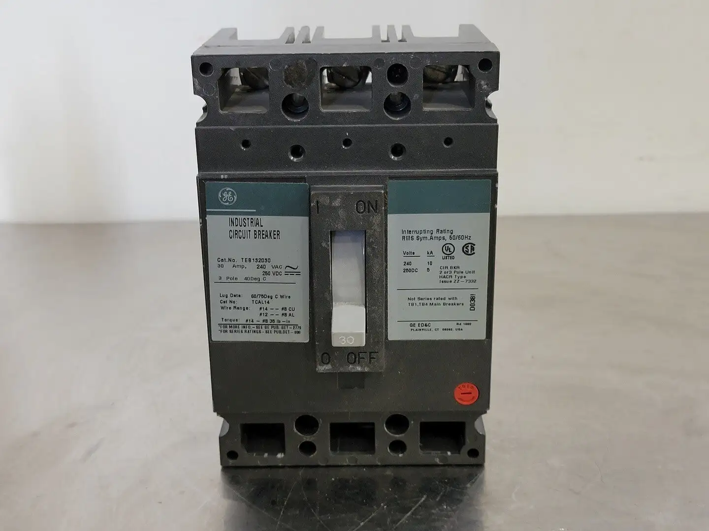 USED GENERAL ELECTRIC TEB132030