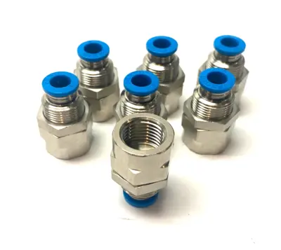 USED FESTO BULKHEAD PUSH-IN FITTING G1/4" X 6MM TUBE