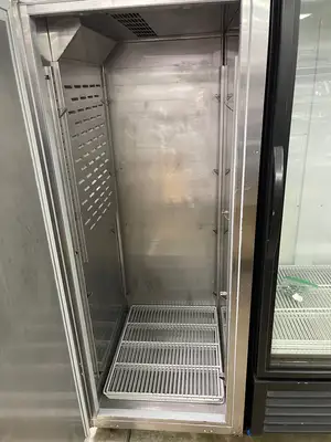 Used Hoshizaki Used 27 1/2" Hoshizaki R1A-FS Stainless Solid Door Reach-In Refrigerator - TH2 Refrigerators Illinois US | Falcon Restaurant Supply #1374847