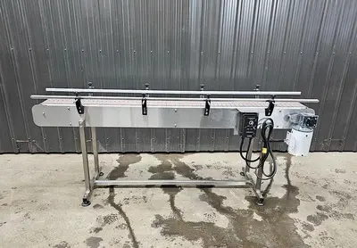 Unused Belt Conveyor, 12'' Wide X 95'' Long , Variable Speed