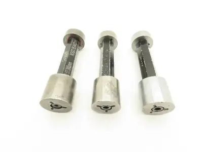 R&K Tool Pin Plug Guage Go Nogo 51.65mm 55.245mm & 53.54mm Lot Of 3