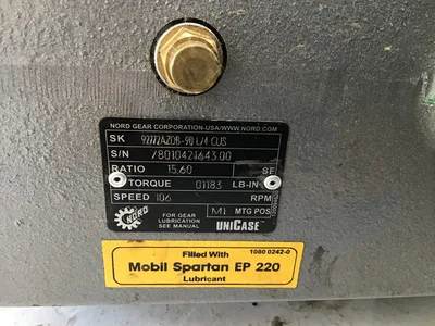 Nord 90L/4 CUS Gearmotor With CUS Reducer, 15.60 Ratio