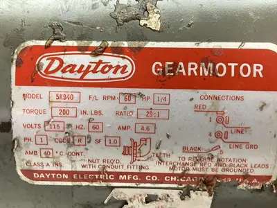 USED DAYTON 5K940