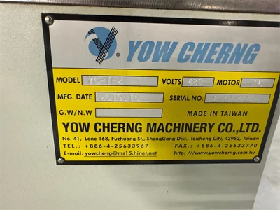 USED 2019 YOW CHERNG YC-TF2