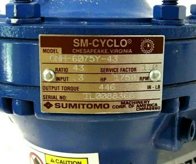 NEW SUMITOMO CNH-6075Y-43 SPEED REDUCER CNH6075Y43