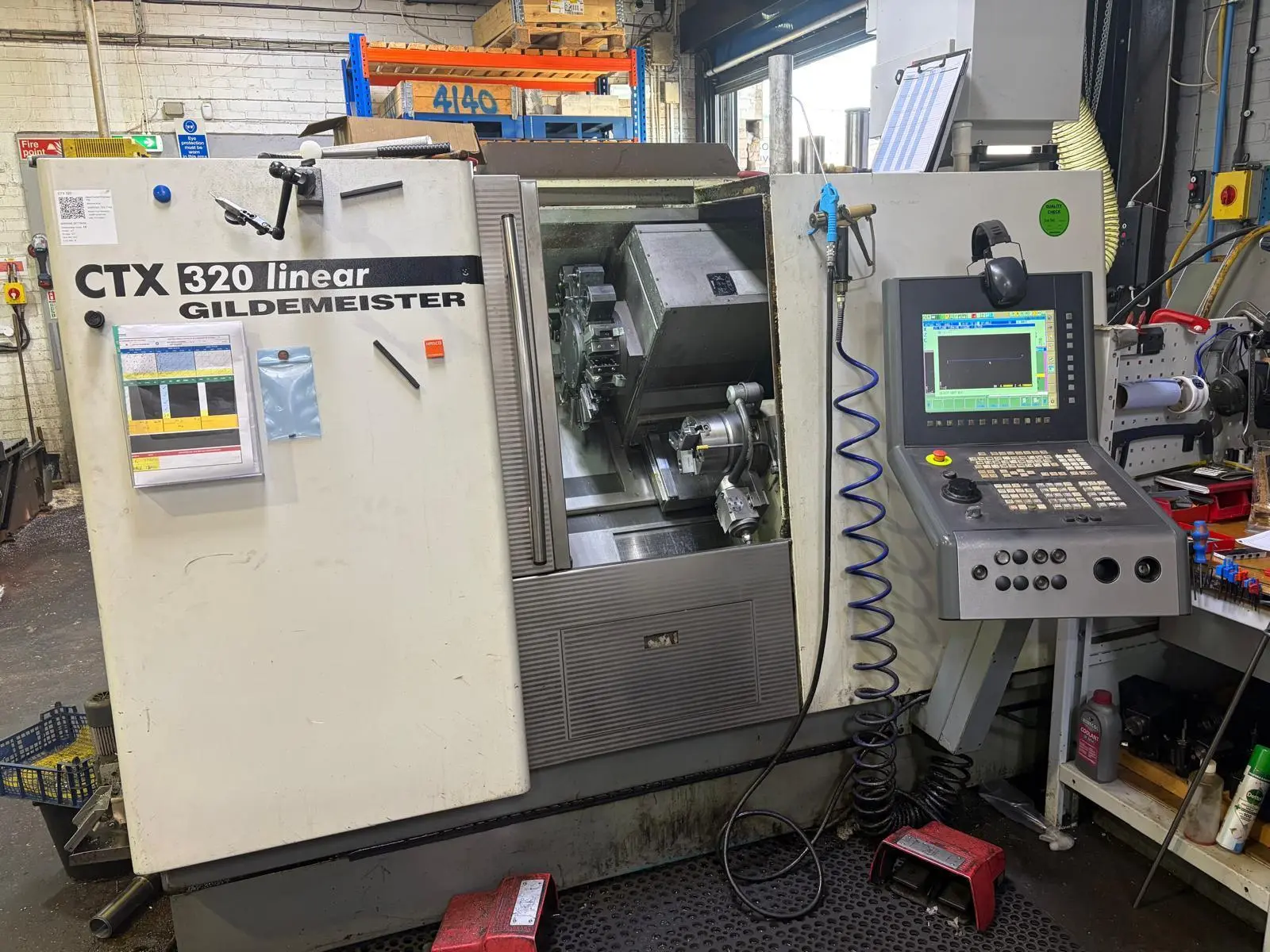 Used GILDEMEISTER CTX 320 LINEAR V6 CNC Lathes GB | Bowland Trading Ltd #1341794