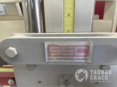 Used SAFETY SPEED 7400 VERTICAL PANEL SAW Woodworking Panel Saws Ontario CA | Taurus Craco Machinery Inc #1321435