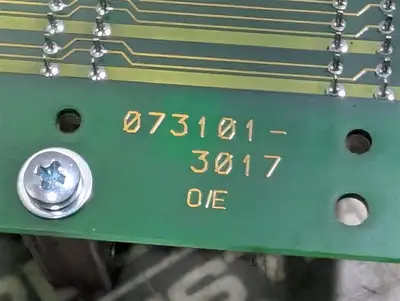 Bosch 1070073100-301 Weld Timer 4 Slot Backplane Board 1695-I-B-T-V Used