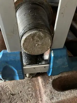 Used GILL ROCK 6” X 55 ½” CABLE TOOL DRILLING CHISEL BIT Drills Pennsylvania US | East West Machinery & Drilling #1417216