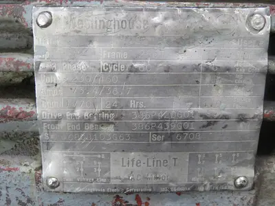 Used WESTINGHOUSE LIFE-LINE T A.C. Motors Texas US | Aucto #1307041