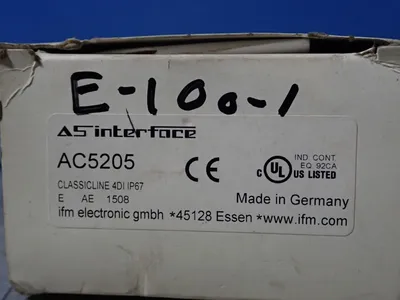 New | in-Stock IFM AC5205 Input / Output Modules | HGR 24 #753394