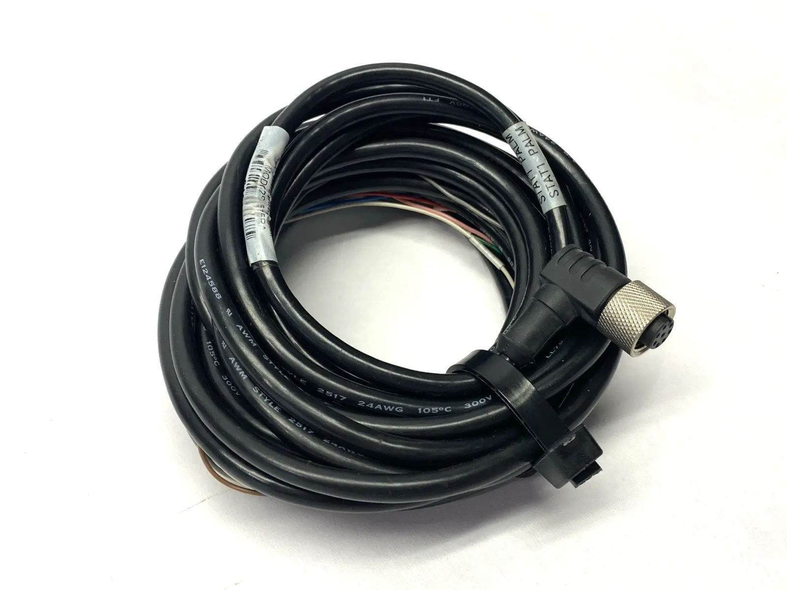 Used Banner Single Ended Cordset M12 8-Pin Right Angle Female 5m 54617 Cable & Wire Michigan US | Maverick Industrial Sales #1392300
